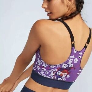 Sports Bra Top Floral Print M Cynthia Rowley Anthropologie NWT